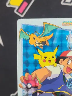 Carddass Anime Collection MOVIE.1 Ash And Richie Pokemon Card Japanese Prism - Image 3