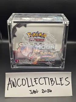 Pokemon TCG Sun & Moon Burning Shadows Booster Box - see photos for actual cond. - Image 1