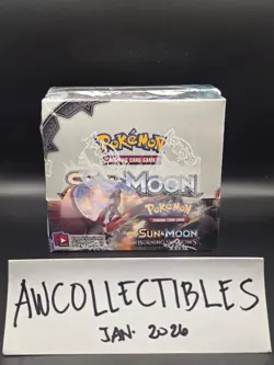 Pokemon TCG Sun & Moon Burning Shadows Booster Box - see photos for actual cond. - Image 2