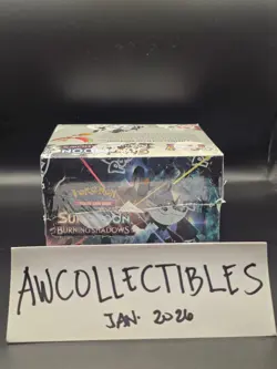 Pokemon TCG Sun & Moon Burning Shadows Booster Box - see photos for actual cond. - Image 4