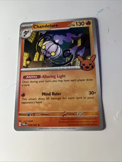 Pokemon - Chandelure - 038/167 - Holo Rare - Twilight Masquerade - NM/M - Image 1