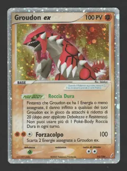 Groudon ex EX Guardiani dei Cristalli 93/100 ITA - Carta Pokemon Ultrarara - Image 1