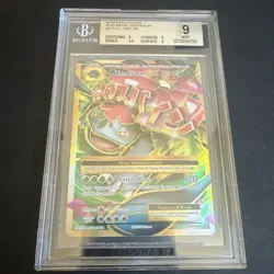 Pokemon TCG 2016 XY Evolutions M Venusaur EX Full Art 100/108 BGS 9 - Image 1