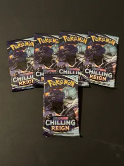 25 Pokemon Sword & Shield Chilling Reign Booster Packs Factory Sealed NEW - Image 2