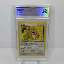 Graded CC&G 8.5 Pokemon TCG Lickitung Jungle 38/64 Regular Unlimited Slab - Image 1