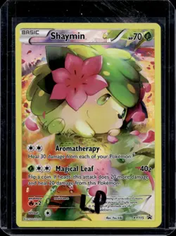 Pokemon Shaymin XY115 Black Star Promo Full Art Card (LP) / Pokemon TCG - Image 1