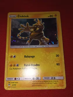 ELEKTEK 25/40 PV80 Holo McDonald's Macdo 2019 Rare Pokemon Card FR - Image 3