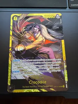 Crocodile - OP14-120 - SECRET RARE - One Piece: The Azure Sea's Seven - Image 1