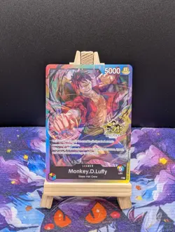 One Piece TCG - Monkey.D.Luffy Leader - P - 3rd Anniversary Stamped Promo (2) - Image 1