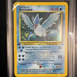 Pokemon Card 1st Edition Articuno - Fossil Set No. 2/62 - PSA 6 EX-MT - Holo - Image 2