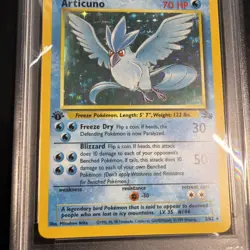 Pokemon Card 1st Edition Articuno - Fossil Set No. 2/62 - PSA 6 EX-MT - Holo - Image 3