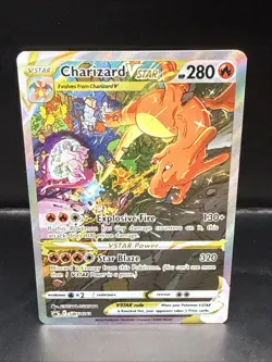 Pokemon TCG Charizard VSTAR SWSH262 Sword & Shield Promo Card Holo NM Condition - Image 2