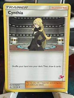 POKEMON CYNTHIA #119/156 UNCOMMON BATTLE ACADEMY CHARIZARD STAMPED NM CARD - Image 1