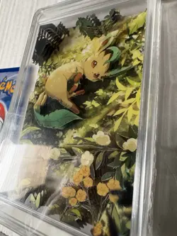 Pokemon Acrylic 3D paper display art card Leafeon! Non Tcg - Image 2