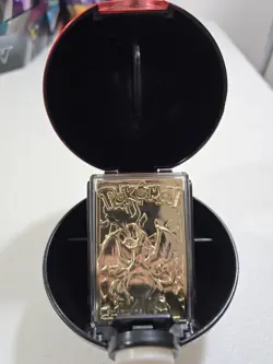 Vintage 1999 Pokemon Charizard 23K Gold-Plated Trading Card - Image 4