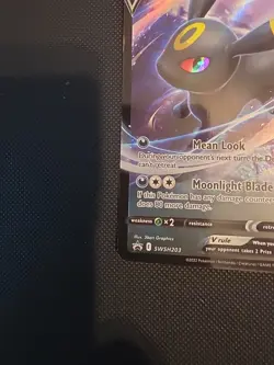 Umbreon v SWSH203 Sword & Shield Promo Card Holo - Image 2