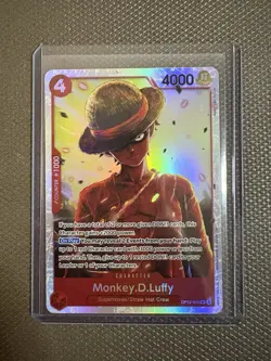 One Piece TCG Monkey D Luffy Card OP12-015 Super Rare Legacy of the Master NM - Image 1