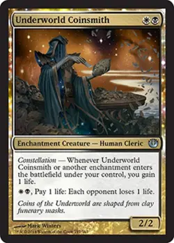 Underworld Coinsmith -Foil Light Play MTG Journey into Nyx - Image 1