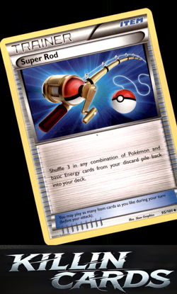 Super Rod 95/101 Pokemon Uncommon Noble Victories Card NM - Image 1