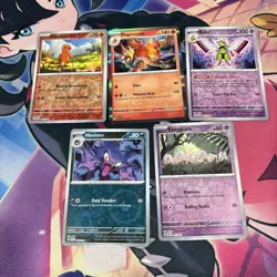 Paldean Fates Pokemon Holo & Reverse LOT - 5 Cards All NM - Image 1