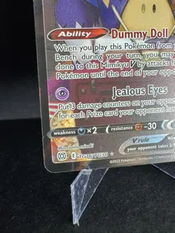 Mimikyu V TG16/TG30 Pokemon Brilliant Stars Sword Shield Ultra Rare Card NM - Image 5