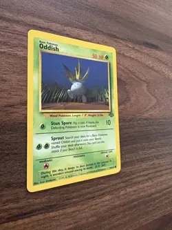 Pokemon Cards Oddish 58/64 UNLIMITED Jungle WOTC Common LP - Image 3