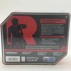 Pokemon TCG Team Rocket Mewtwo ex Tin 5 Booster Packs + Promo Card - New Sealed - Image 2