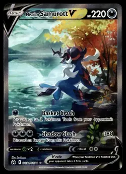 Hisuian Samurott V - GG51/GG70 - Crown Zenith - Pokemon Alt Art Card - Read Desc - Image 1