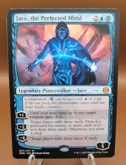 Jace, the Perfected Mind x1 MTG Phyrexia All Will Be One Light Play LP English - Image 1