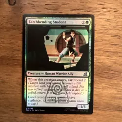 MTG FOIL Earthbending Student English TLE - Image 1