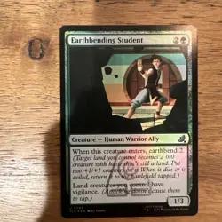 MTG FOIL Earthbending Student English TLE - Image 3