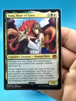 MTG Yuna Hope Of Spira (FIN) Final Fantasy Regular Mythic 250 - Image 2