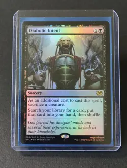 Diabolic Intent The Brothers' War Foil - Image 1