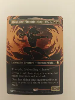 Ozai, the Phoenix King (Borderless) (Foil) Avatar: The Last Airbender (0335) NM - Image 1