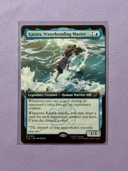 MTG Katara, Waterbending Master Mtg (extended Art) Regular Non Foil - Image 1