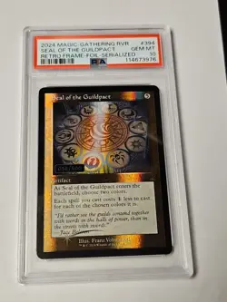 Magic MTG - Seal Of The Guildpact RVR #394 Serial 58/500 PSA 10 Ravnica - Image 1
