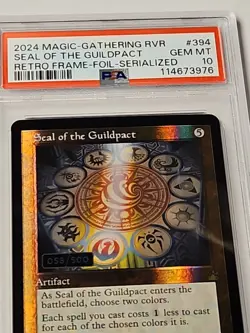 Magic MTG - Seal Of The Guildpact RVR #394 Serial 58/500 PSA 10 Ravnica - Image 3