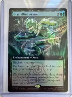 Crystalline Armor Extended Art Foil #204 MTG Avatar Last Airbender Eternal Legal - Image 1