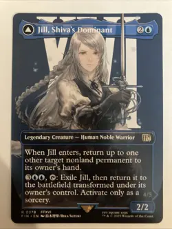 MTG Jill, Shiva's Dominant (Borderless) Final Fantasy 378 NM English FIN Regular - Image 1