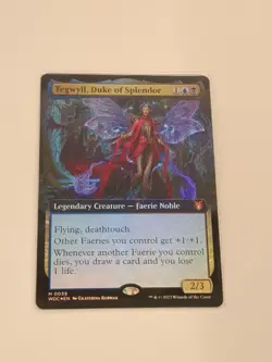 Tegwyll, Duke of Splendor (Extended Art) Commander: Wilds of Eldraine Foil - Image 1