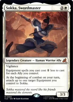 Sokka, Swordmaster Avatar: The Last Airbender Magic MTG NM - Image 1