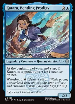 FOIL - MTG - Katara, Bending Prodigy #59 - Avatar: The Last Airbender - Image 1