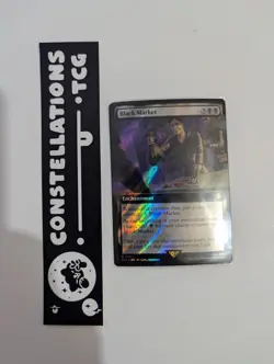 Black Market, 0991 (Extended Art SURGE FOIL) - MTG: Fallout (PIP) NM - Image 1