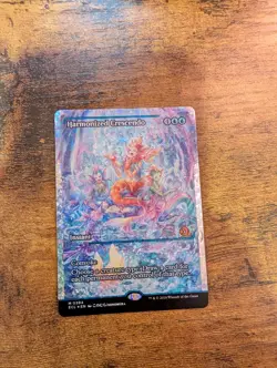 Harmonized Crescendo (0394) (Showcase) (Fracture Foil) Lorwyn Eclipsed Foil - Image 1