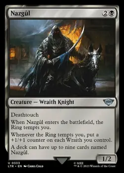 [1x] Nazgul (0333) - Near Mint, English - Lord of the Rings MTG Magic - Image 1
