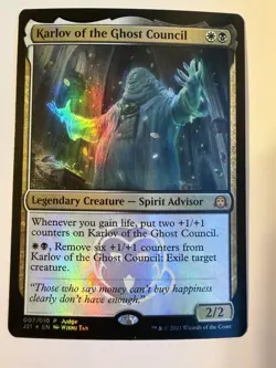 Karlov of the Ghost Council Judge Promos Foil Magic: The Gathering - Image 1