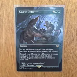 Savage Order (Borderless) Universes Beyond: Jurassic World Collection Regular - Image 1