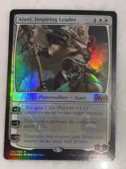 Ajani Inspiring Leader #282 Foil Core Set 2020 M20 Magic MTG - Image 1