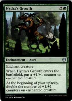 MTG Hydra's Growth Theros Beyond Death Uncommon #172 - Image 1