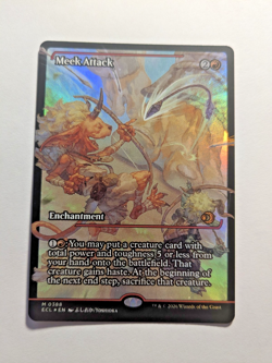 Meek Attack (388) (Showcase) 388 NM Foil Lorwyn Eclipsed MTG - Image 1